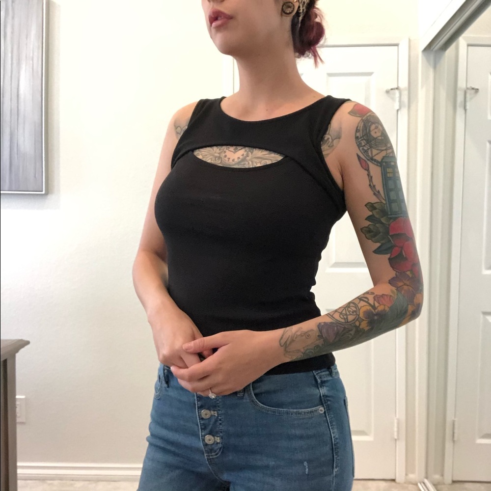 Cut out tank top